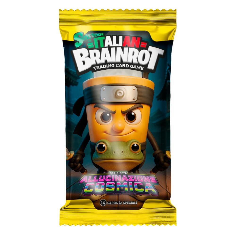 BrainRot Set 14 cartonase de colectie Seria Beta Allucinazione Cosmica