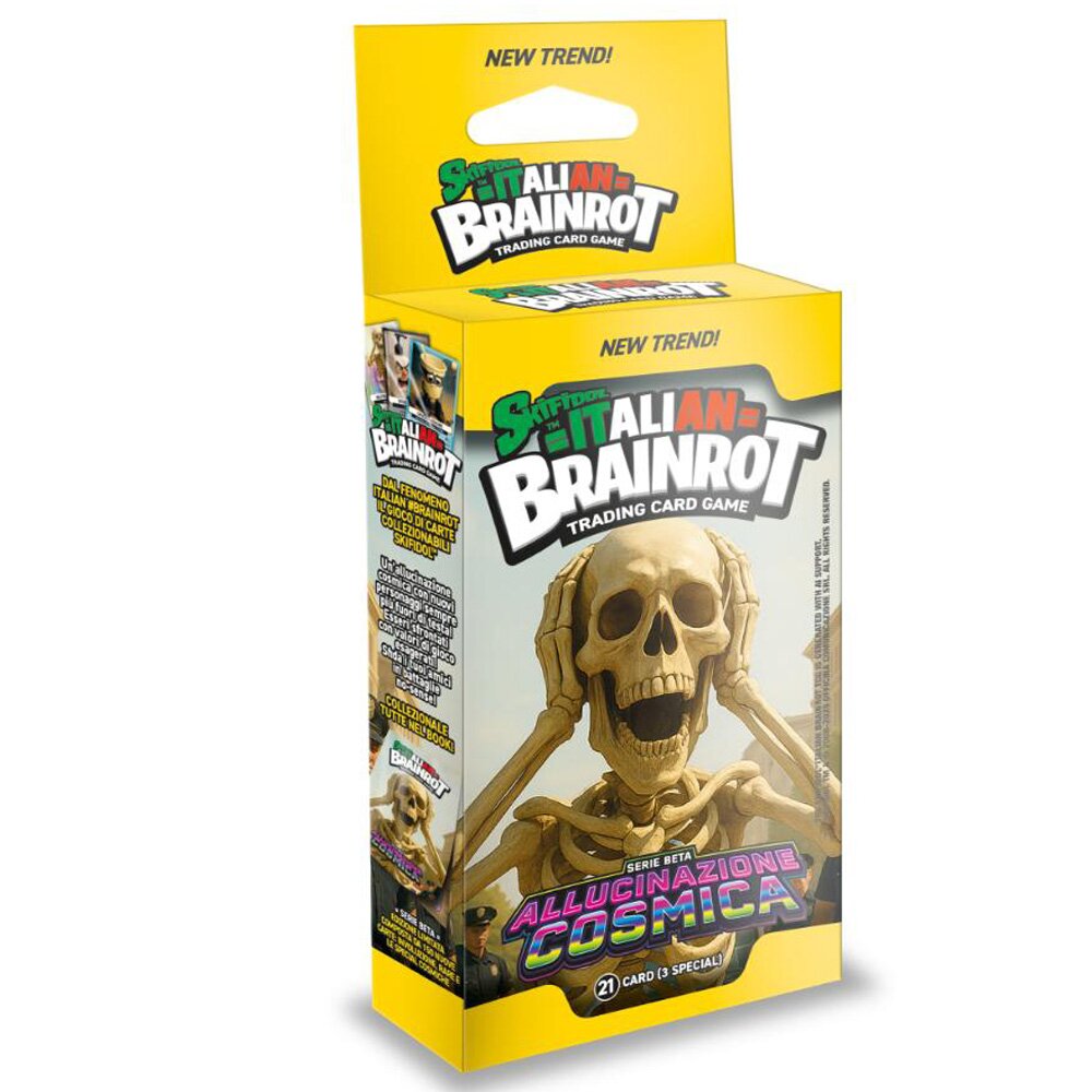 BrainRot Set 21 cartonase de colectie Seria Beta Allucinazione Cosmica