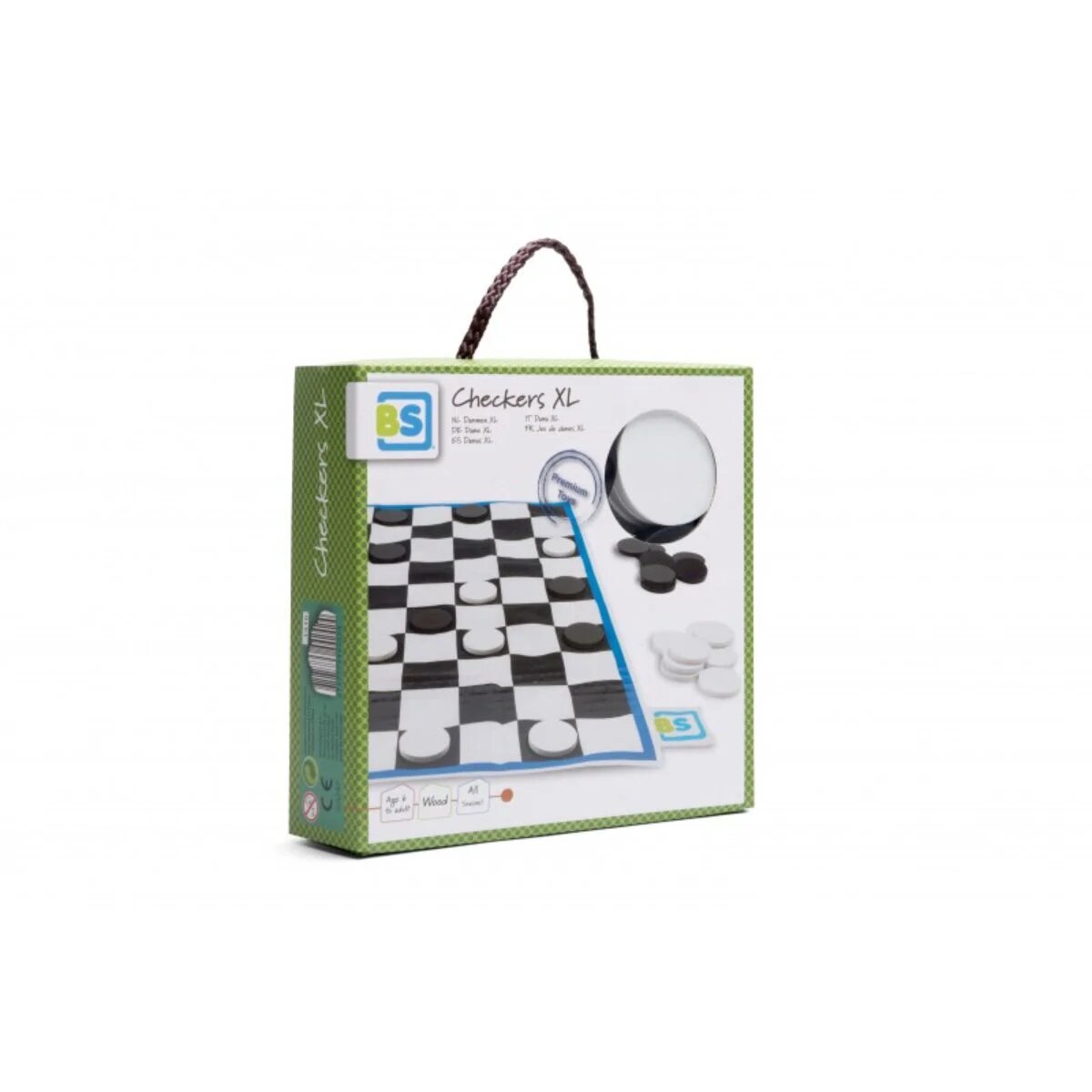 BS Toys Joc de dame gigant 90 x 90 cm