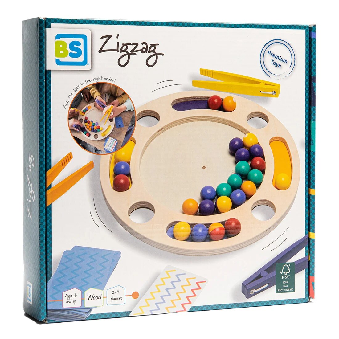 BS Toys Joc de indemanare cu bile ZigZag