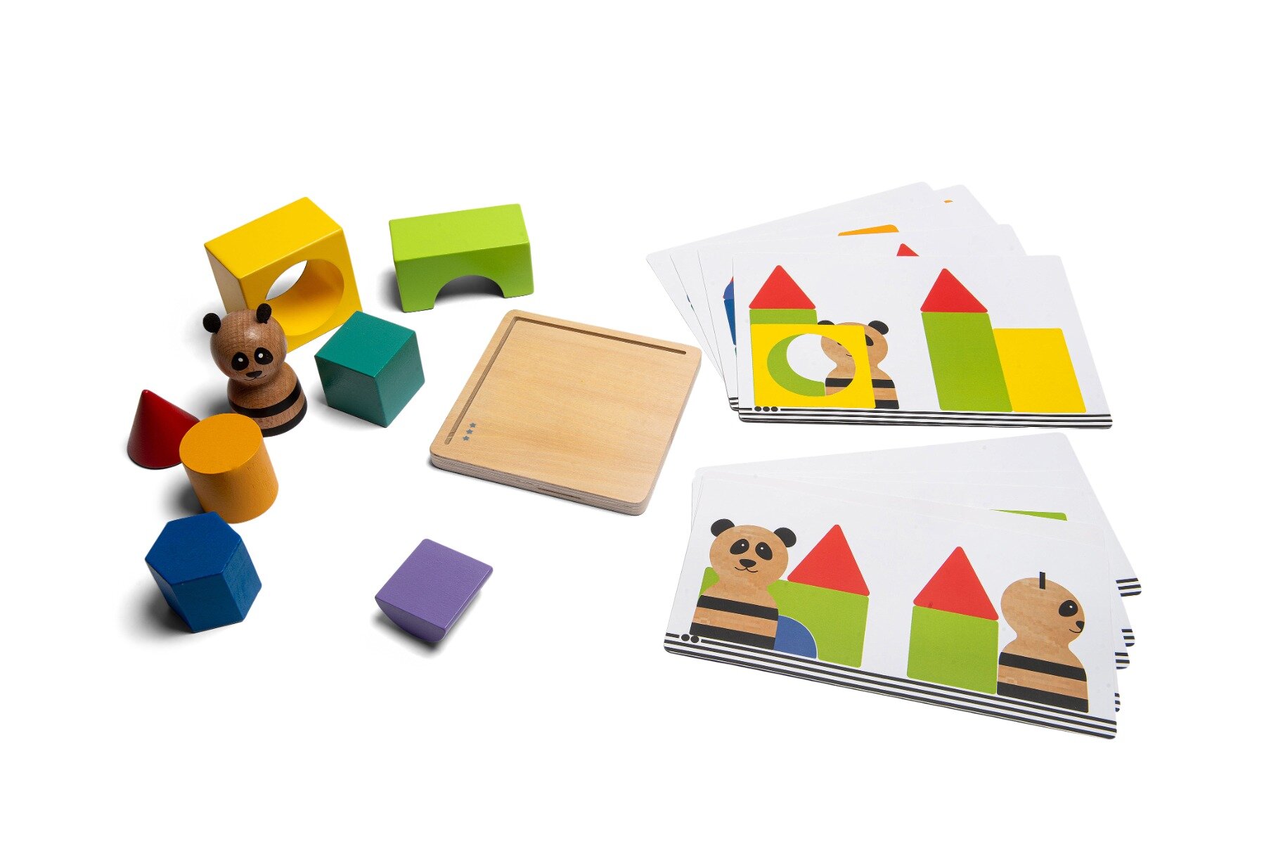 BS Toys Joc de logica Panda puzzle