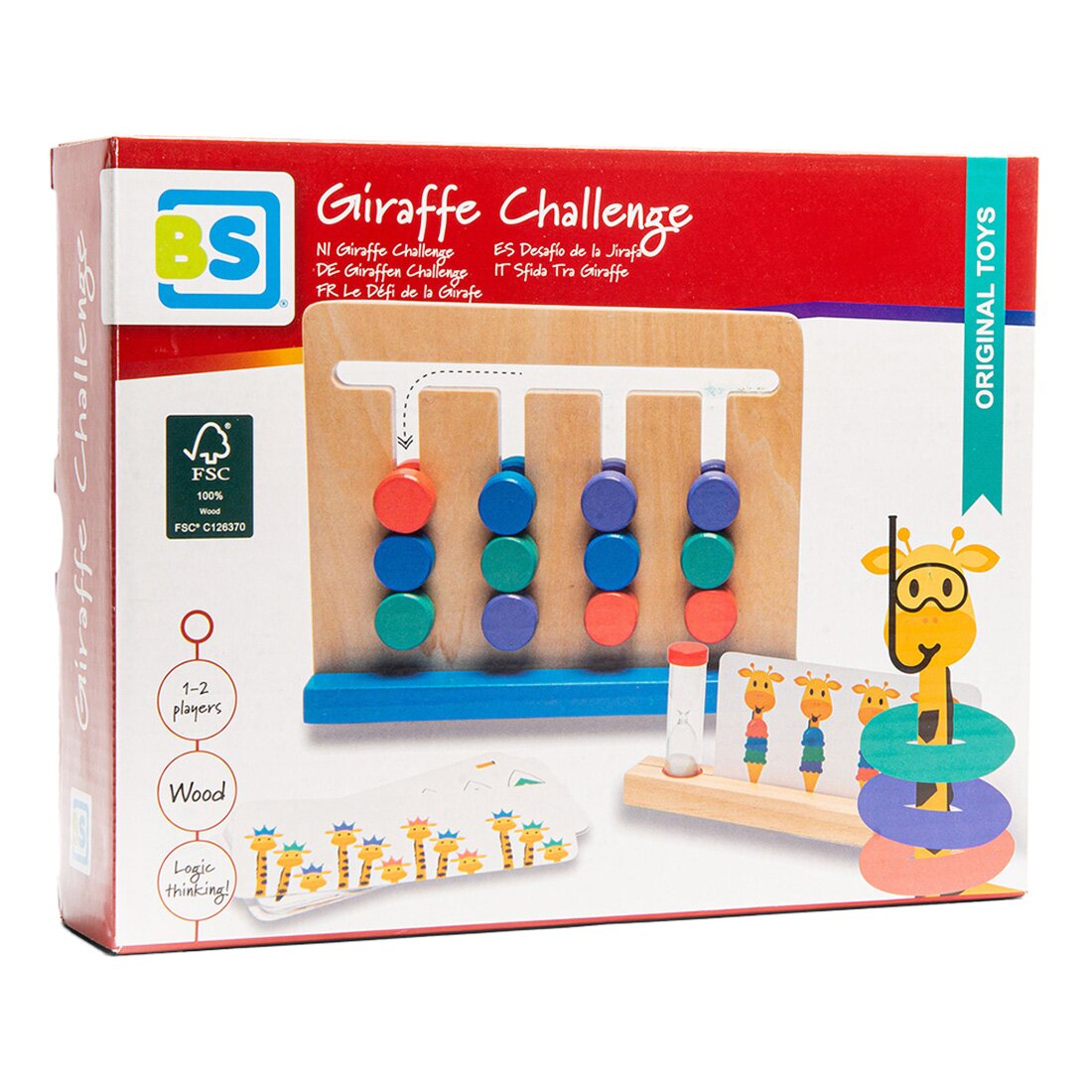BS Toys Joc de logica si coordonare Provocarea girafelor