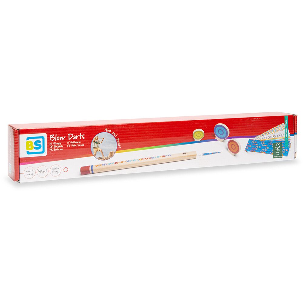 BS Toys Joc de suflat sageti Blow Darts