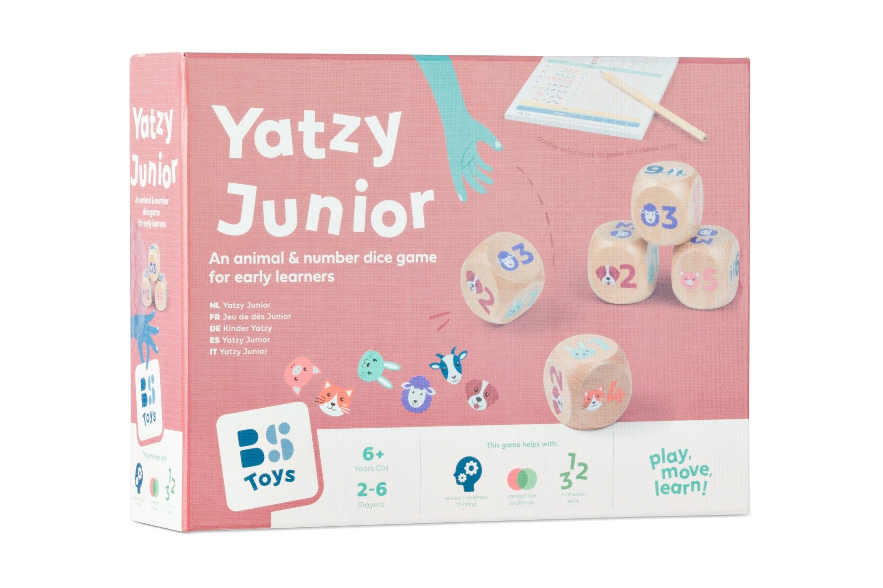 BS Toys Joc educativ cu zaruri Yatzy Junior