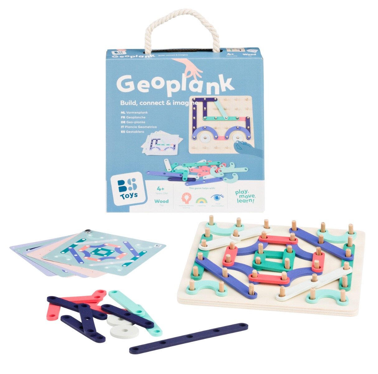 BS Toys Joc educativ Geoplank