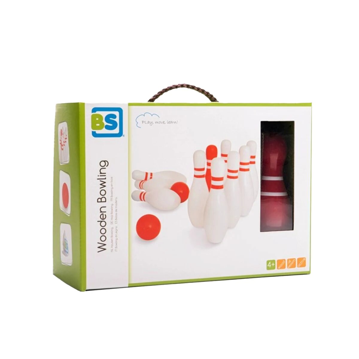 BS Toys Set bowling din lemn