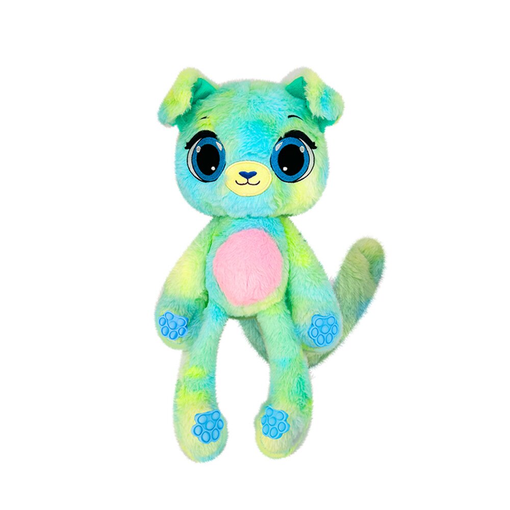Bubble Pops Jucarie mini de plus parfumata S1 Blueberry Bounce Puppy 23 cm