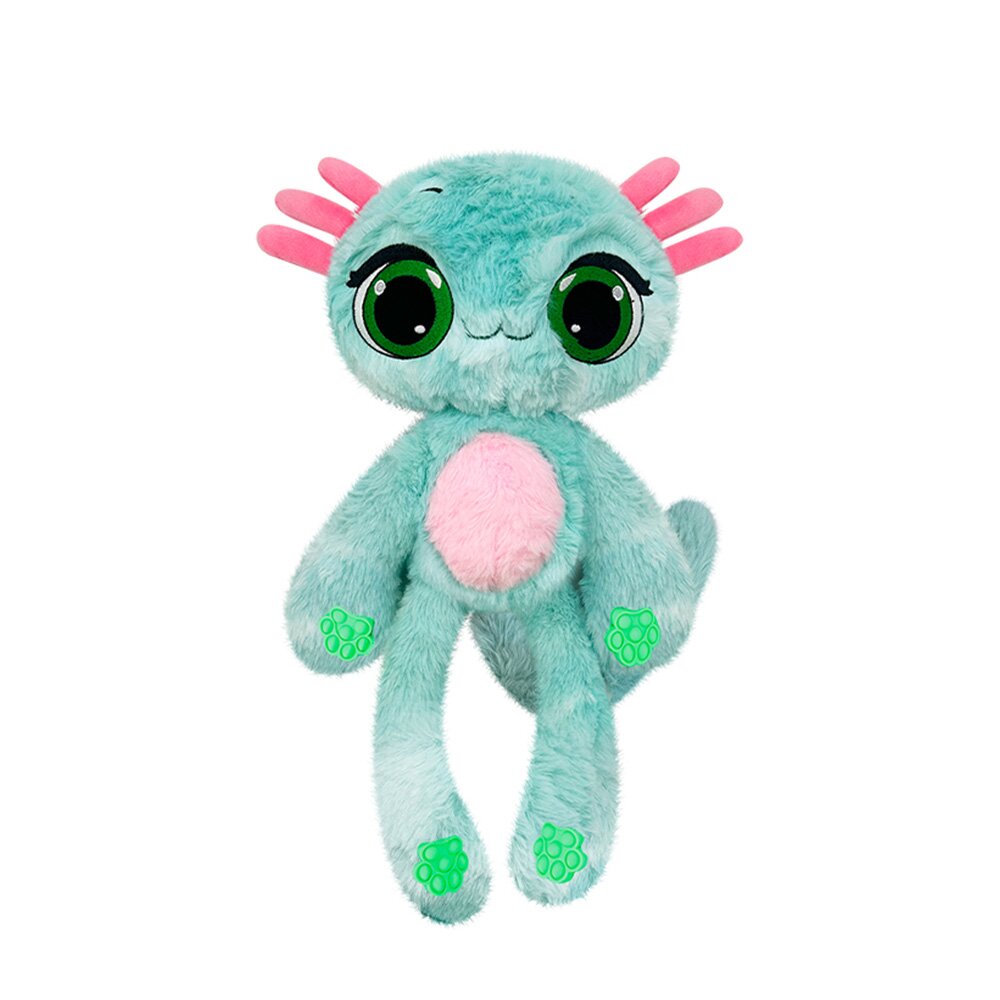 Bubble Pops Jucarie mini de plus parfumata S1 Whacky Watermelon Axolotl 23 cm