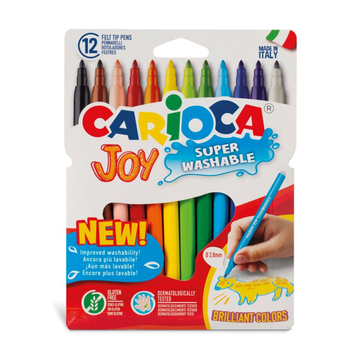 Carioca Set 12 carioci super lavabile Joy