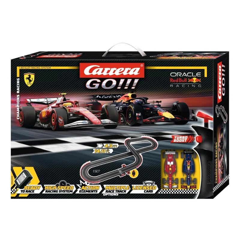 Carrera Set pista de curse cu 2 masinute Champions Racing