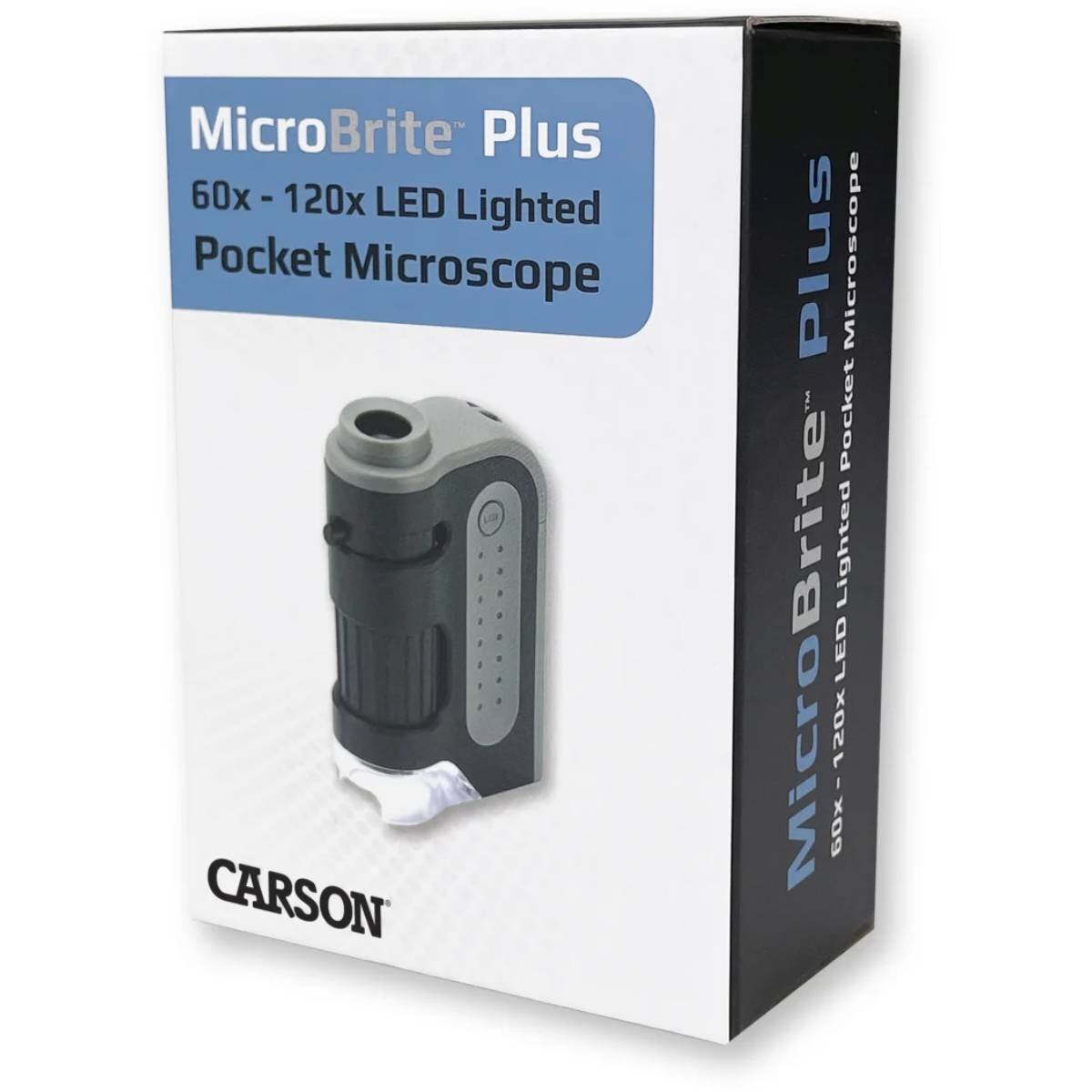 Carson Microscop de buzunar cu LED marire 60-120x MicroBrite