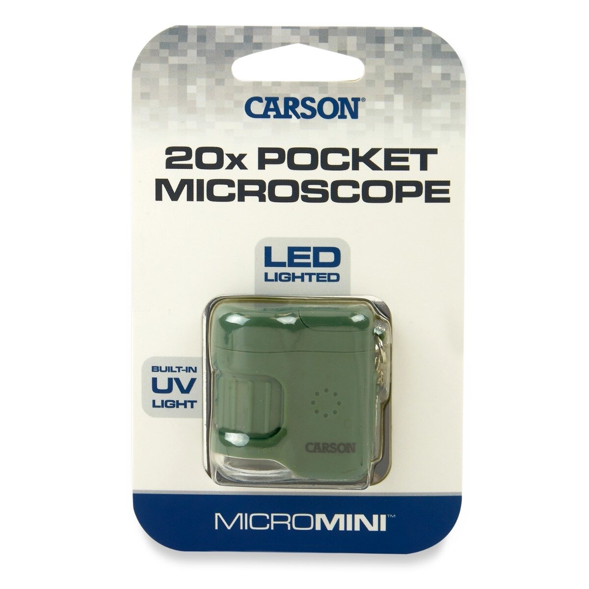 Carson Microscop portabil cu breloc marire 20x MicroMini Safari