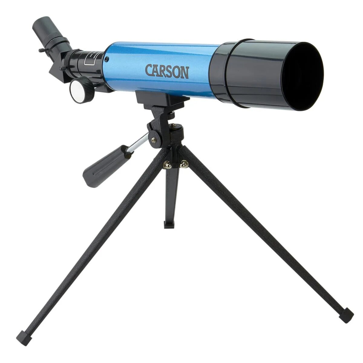 Carson Telescop refractor 50 mm cu zoom 20-80x si trepied de masa