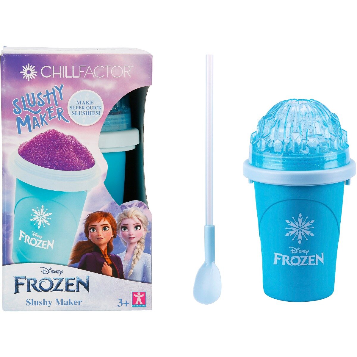 Chill Factor Pahar cu pai pentru slushy Disney Frozen