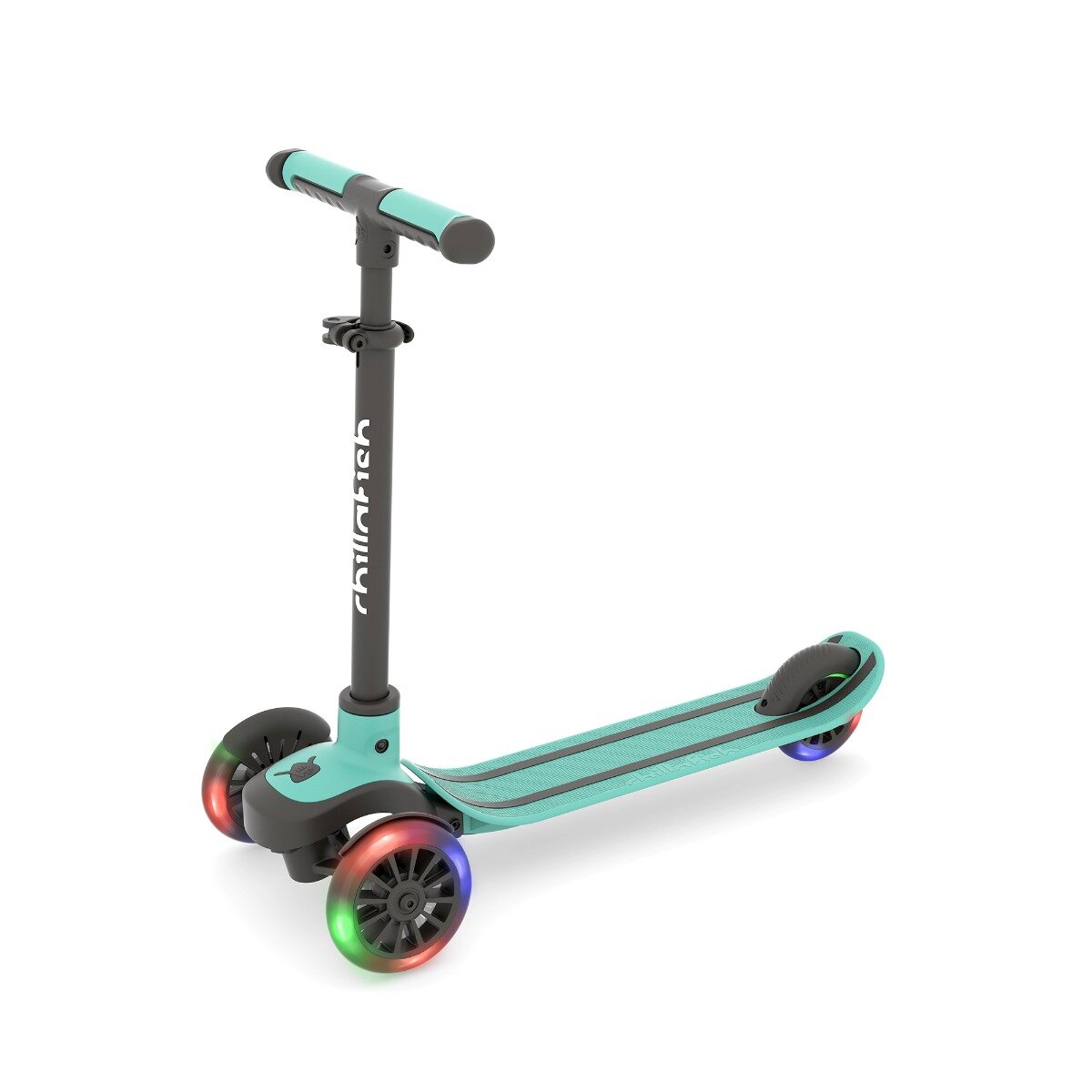 Chillafish Trotineta cu 3 roti cu lumini Scotti Glow Mint