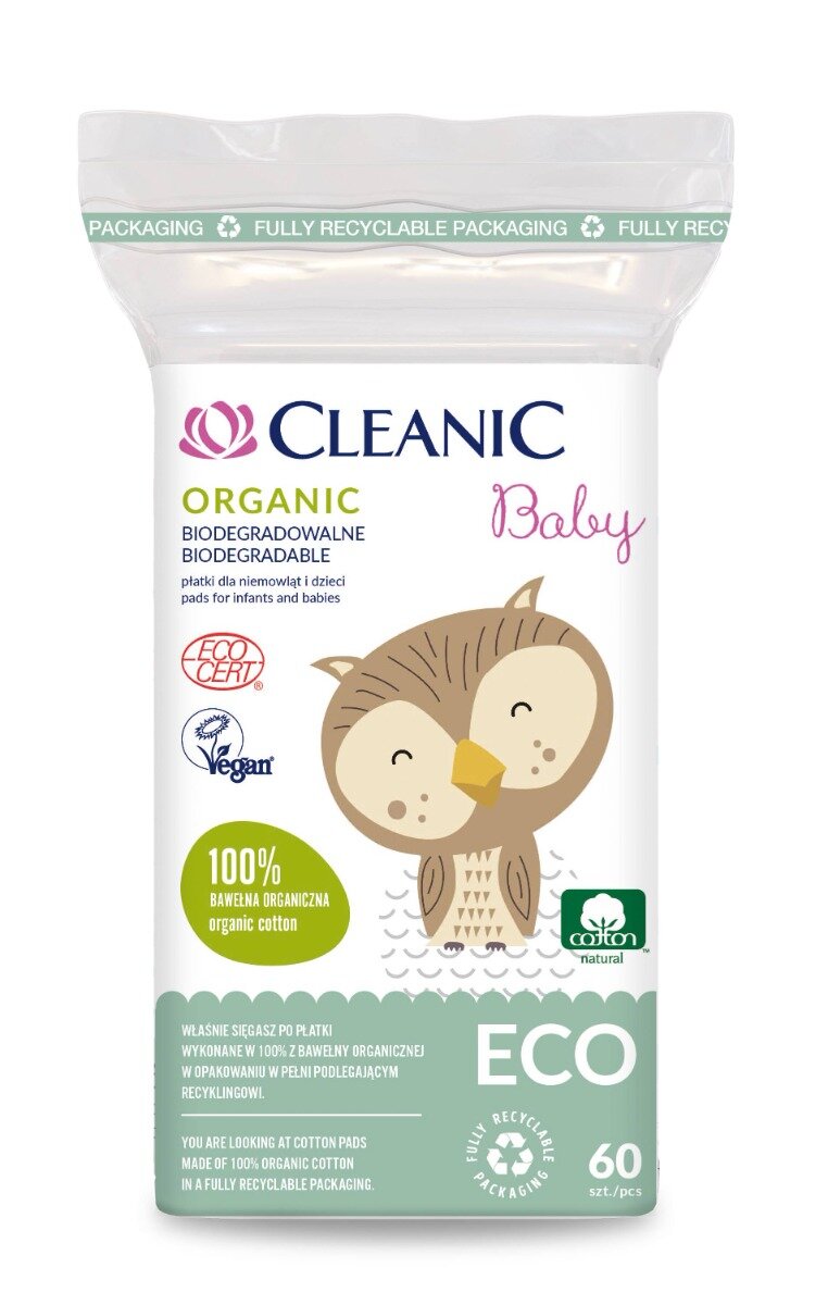 Cleanic Dischete din bumbac Baby Eco 60 buc