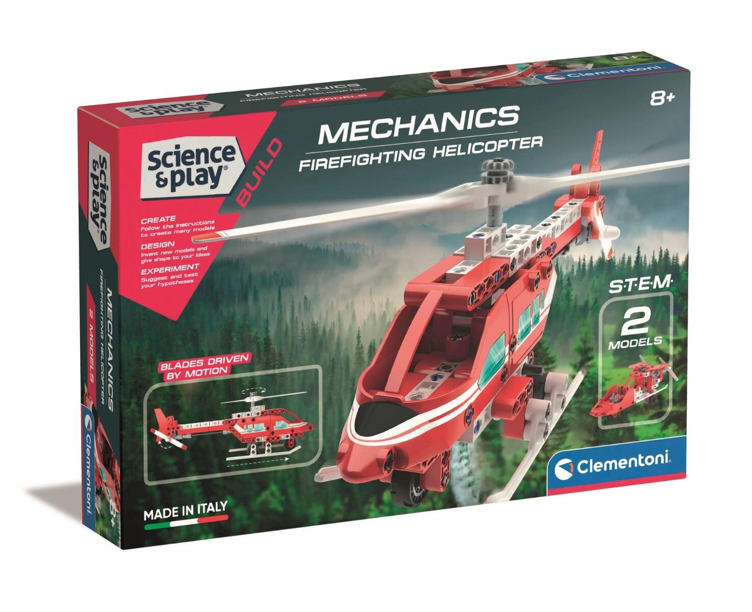 CLEMENTONI Kit de constructie Elicopter de Salvare