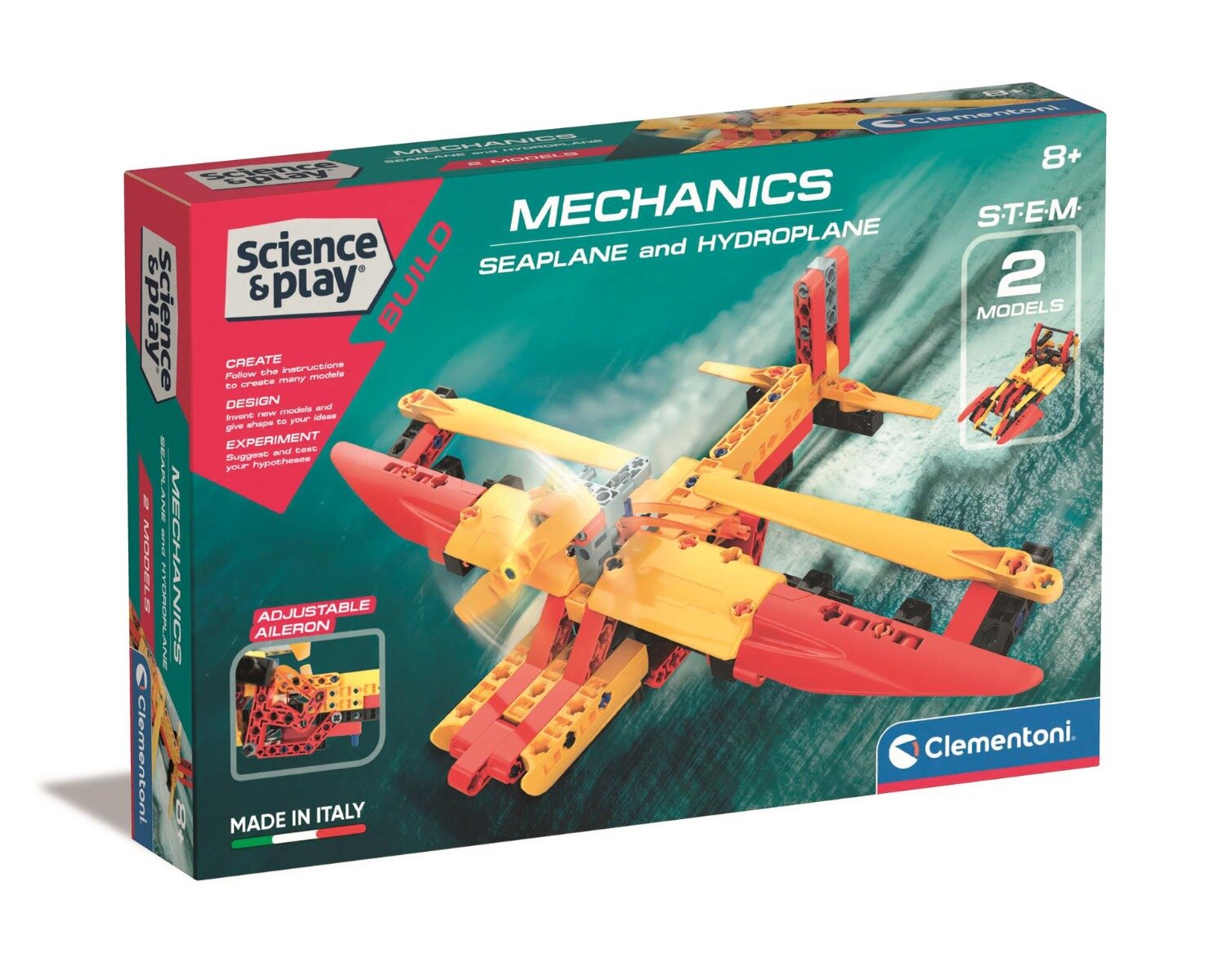 CLEMENTONI Kit de constructie Hidroavion
