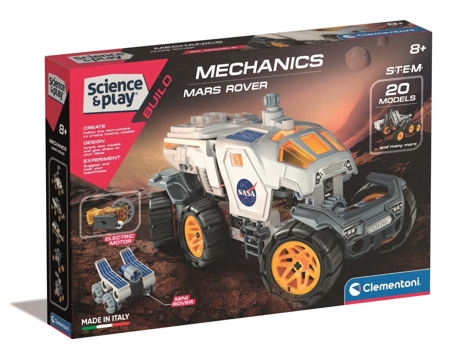 CLEMENTONI Kit de constructie Masinuta Spatiala
