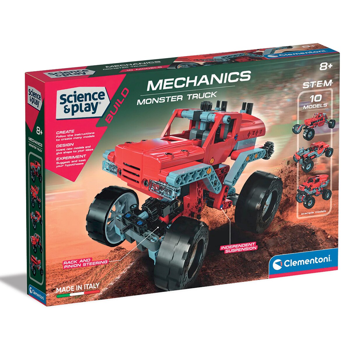 CLEMENTONI Kit de constructie Monster Truck