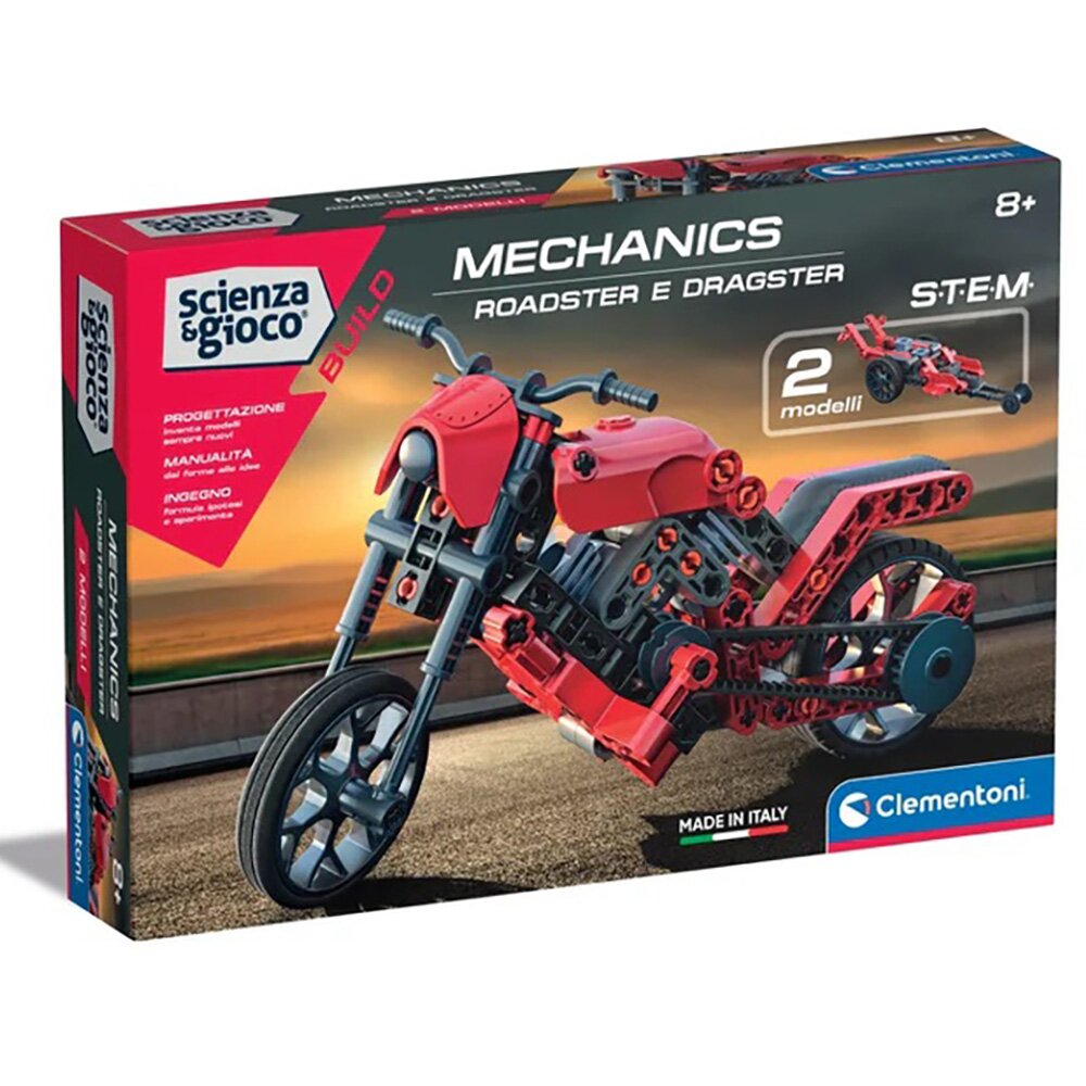 CLEMENTONI Kit de constructie Roadster and Dragster