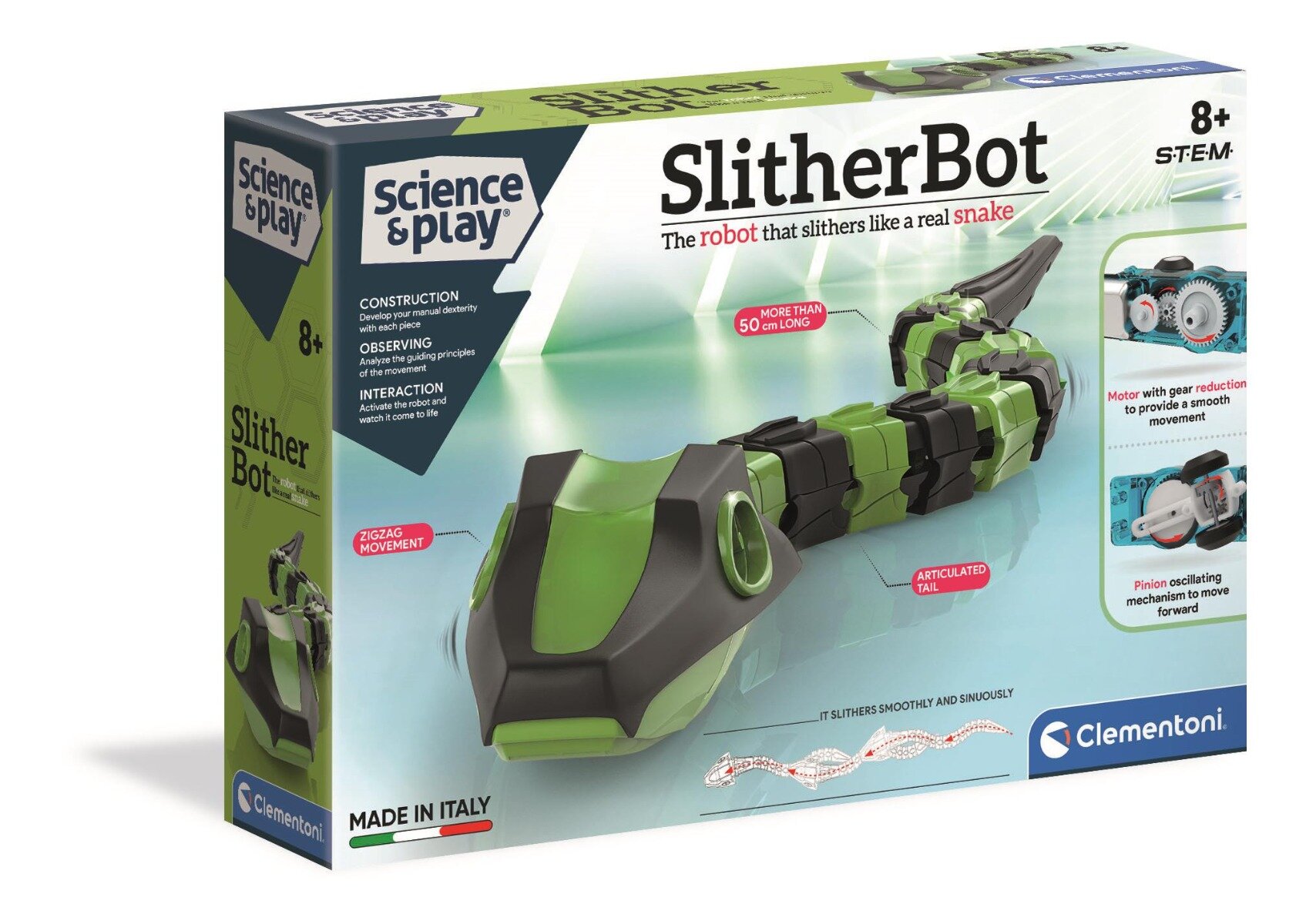 CLEMENTONI Kit de constructie Robot Sarpe
