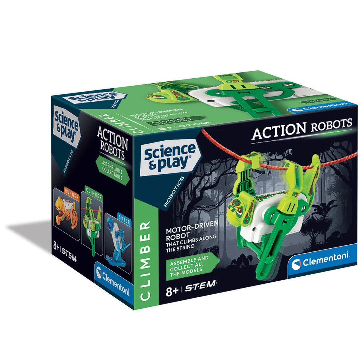 CLEMENTONI Kit de constructie Science & Play Robot Climber