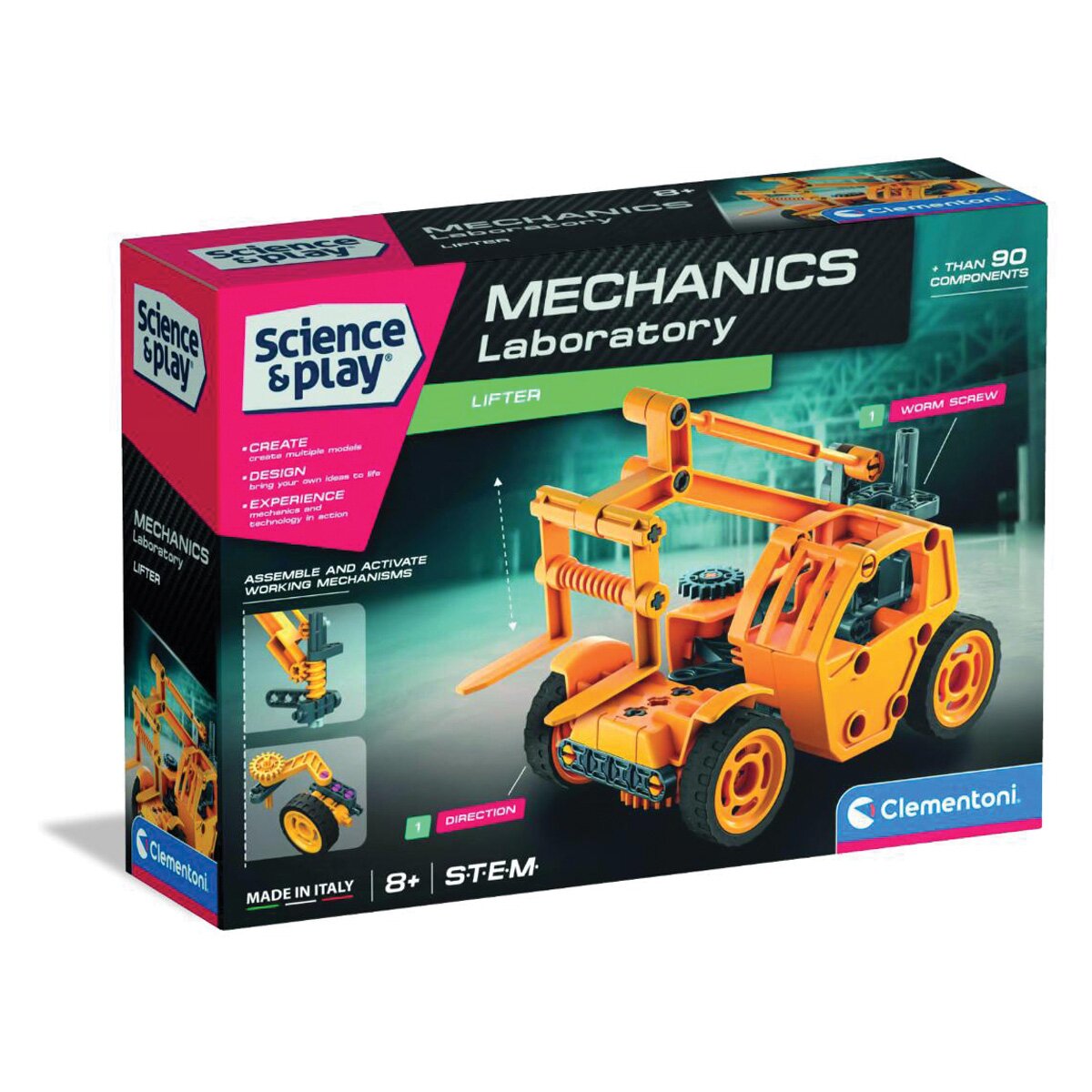 CLEMENTONI Kit de constructie Science & Play Stivuitor 90 piese