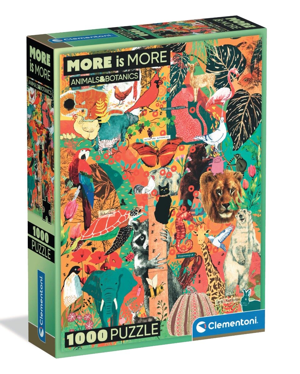 CLEMENTONI Puzzle Animale si botanica 1000 piese