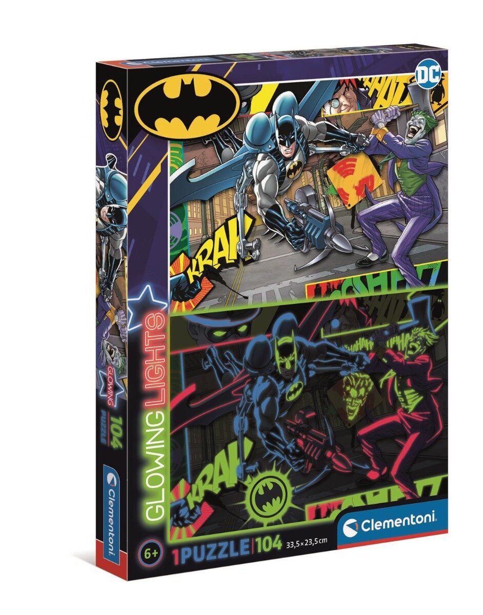CLEMENTONI Puzzle Batman Glowing 104 piese