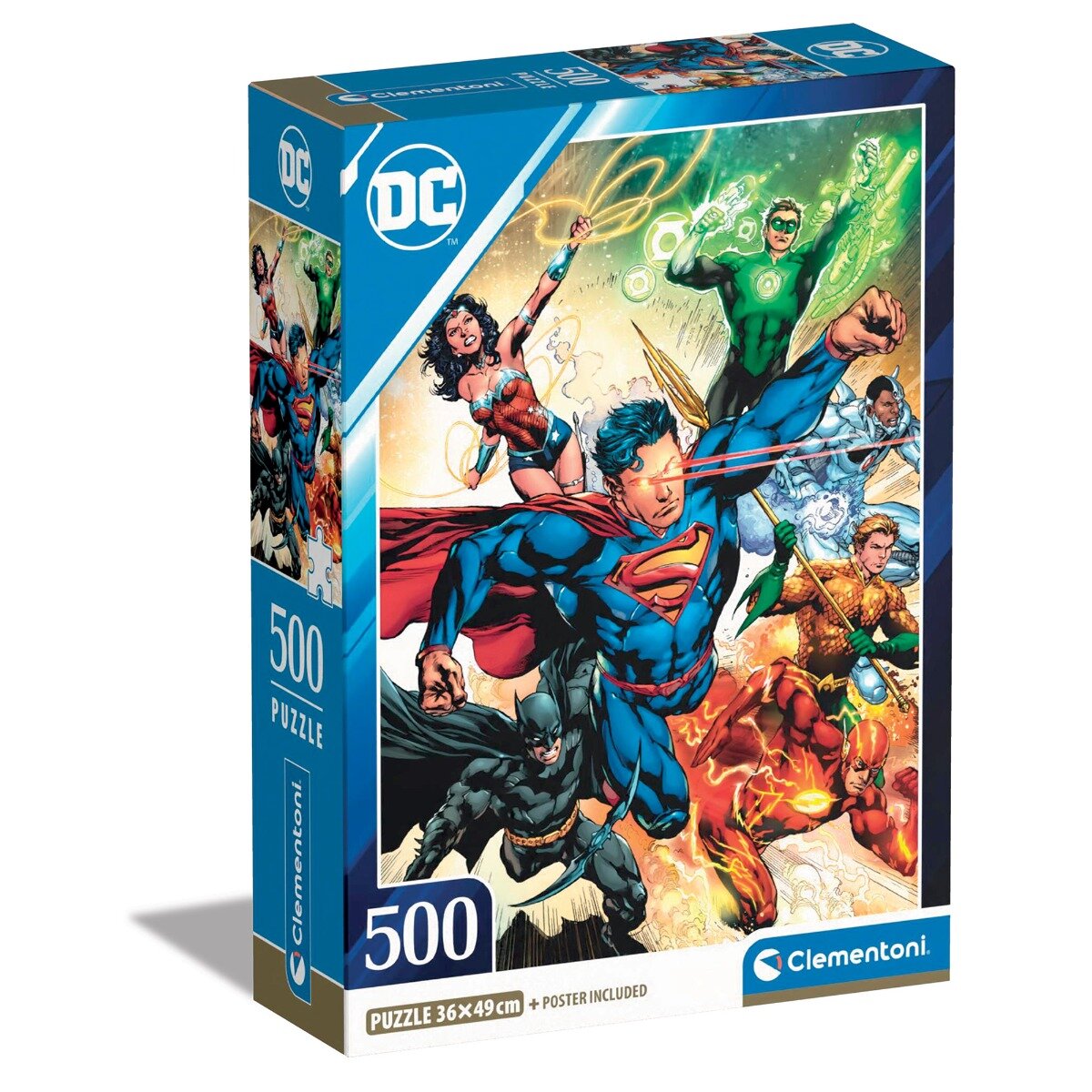 CLEMENTONI Puzzle DC Comics 500 piese