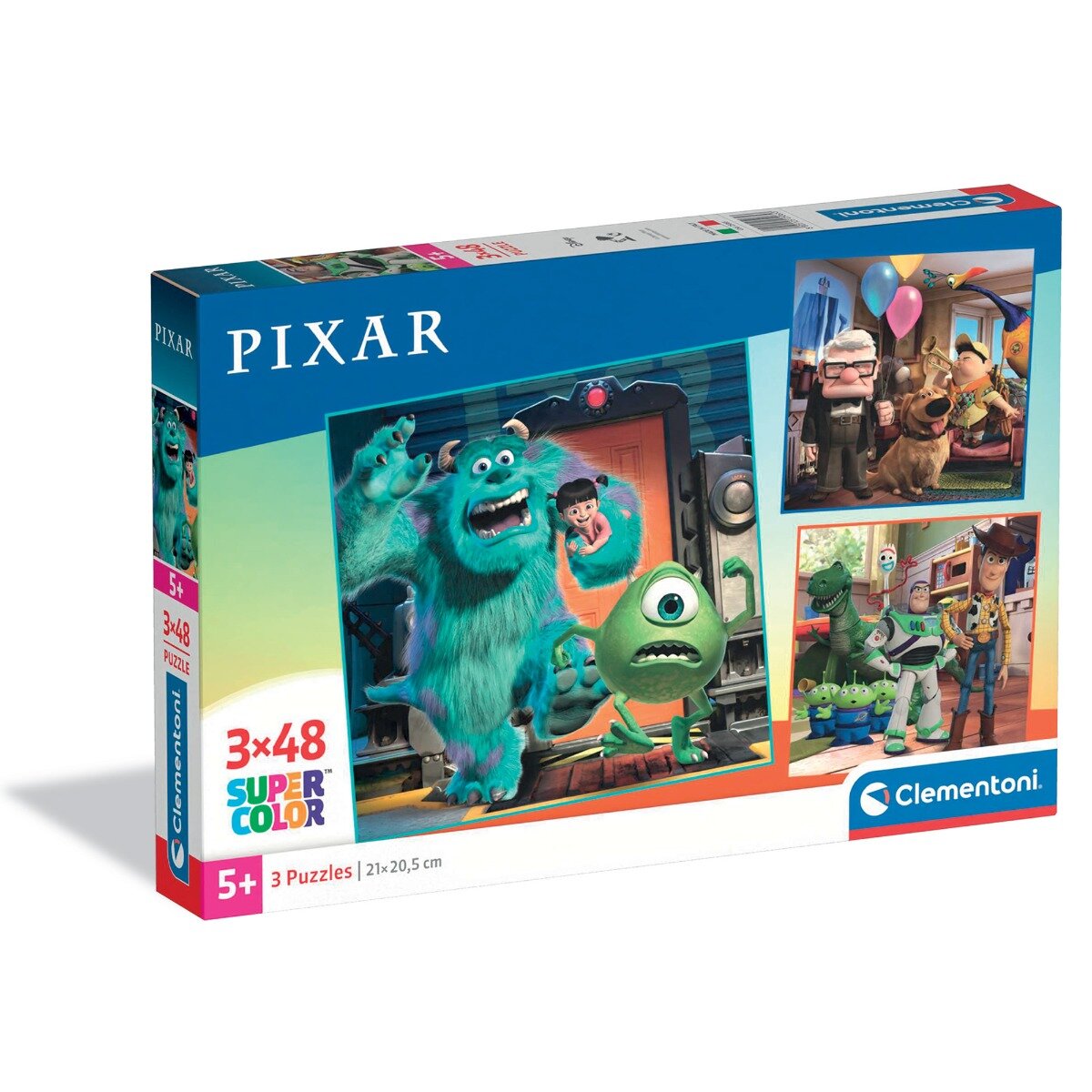 CLEMENTONI Puzzle Disney Pixar 3 x 48 piese