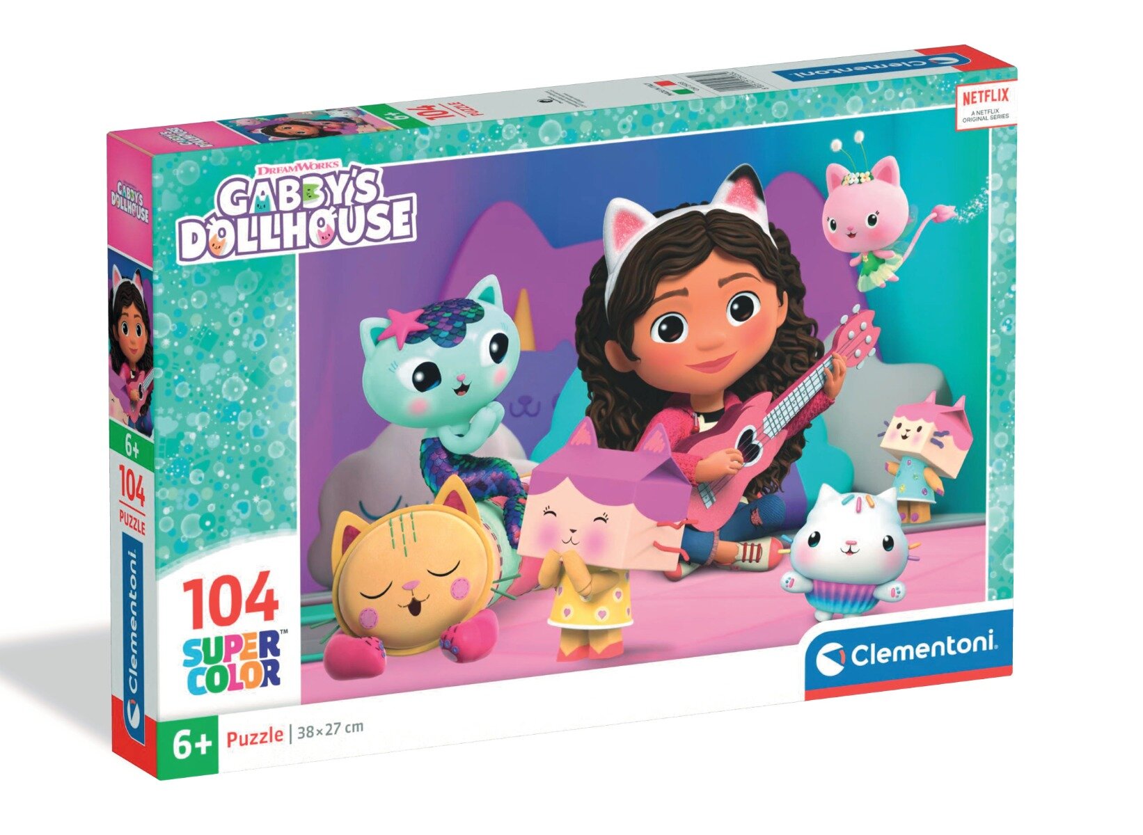 CLEMENTONI Puzzle Gabby's Dollhouse 104 piese
