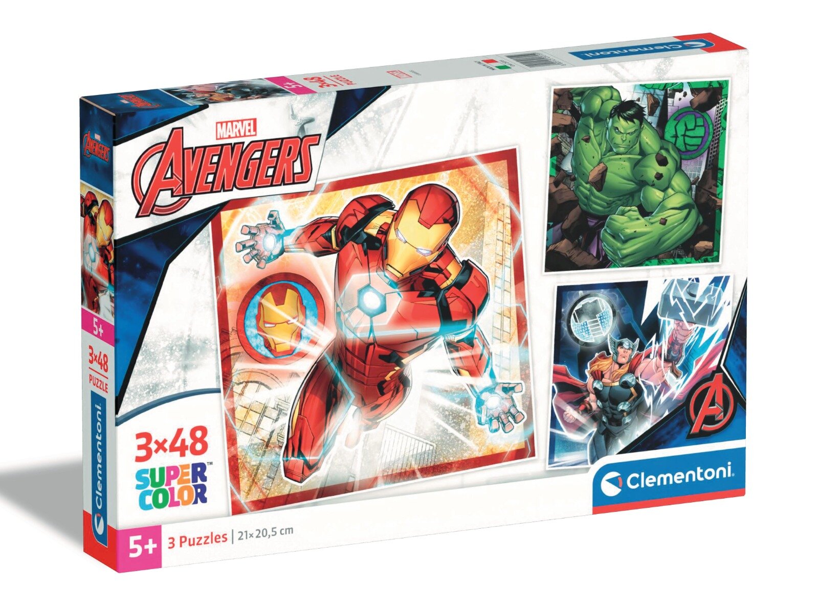 CLEMENTONI Puzzle Marvel Avengers 3 x 48 piese