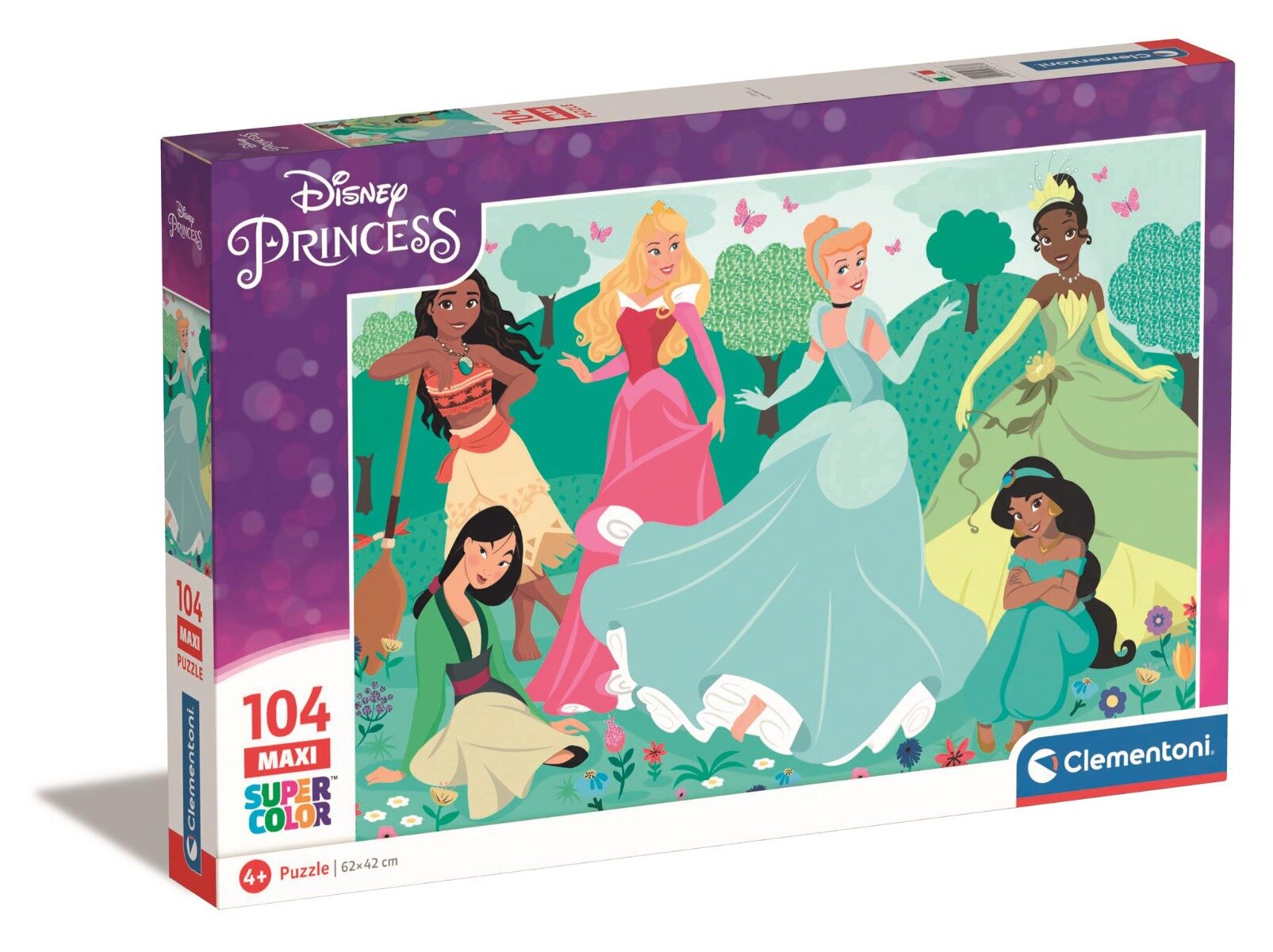 CLEMENTONI Puzzle Maxi Disney Princess 104 piese
