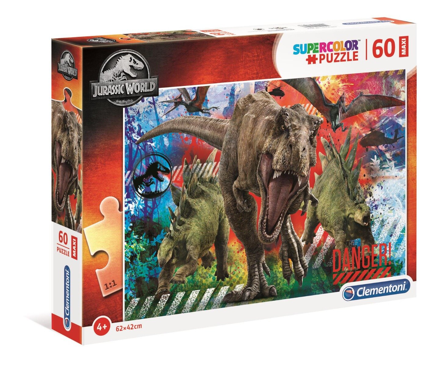 CLEMENTONI Puzzle Maxi Jurassic World 60 piese