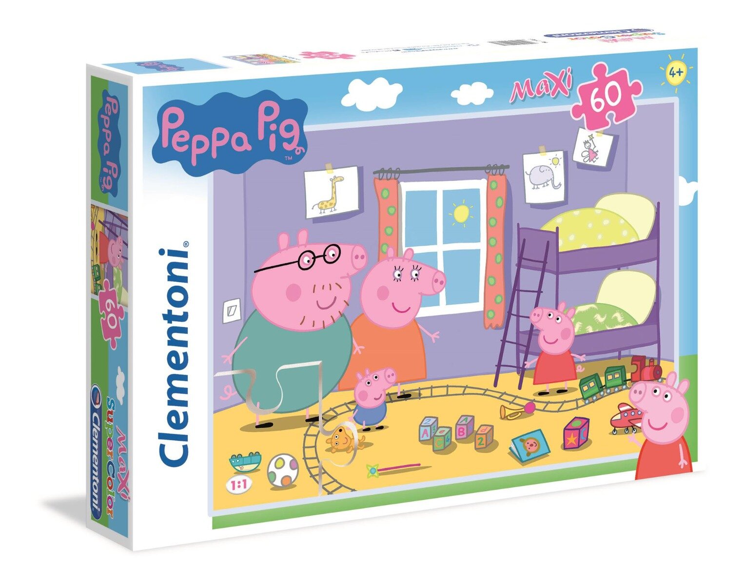 CLEMENTONI Puzzle Maxi Peppa Pig 60 piese