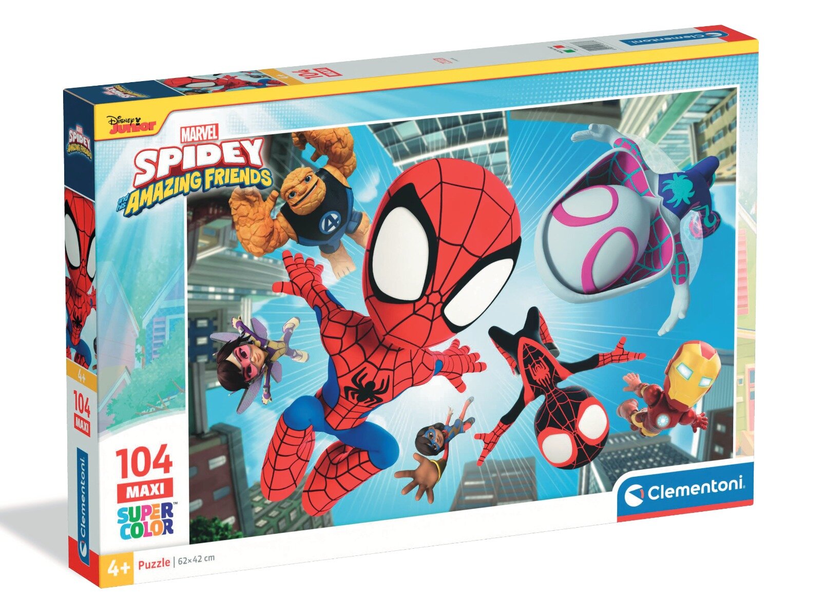 CLEMENTONI Puzzle Maxi Spidey and his amazing friends 104 piese