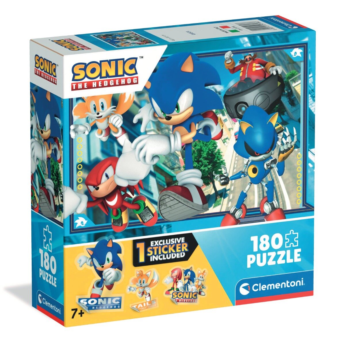 CLEMENTONI Puzzle Sonic the Hedgehog cu Knuckles si Tails 180 piese