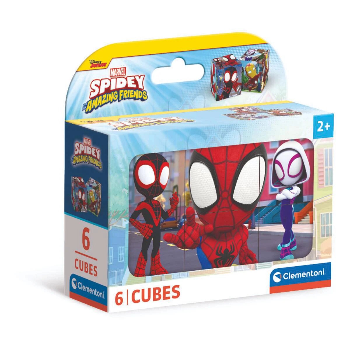 CLEMENTONI Puzzle Spidey si Prietenii sai Fantastici 6 cuburi