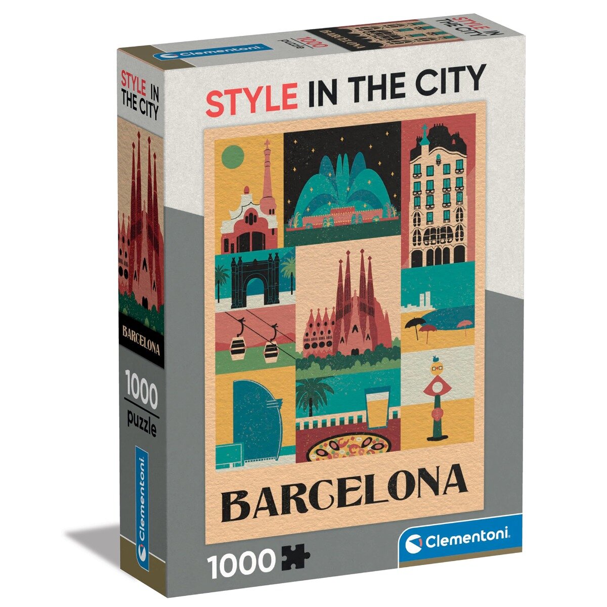 CLEMENTONI Puzzle Style in the City Barcelona 1000 piese
