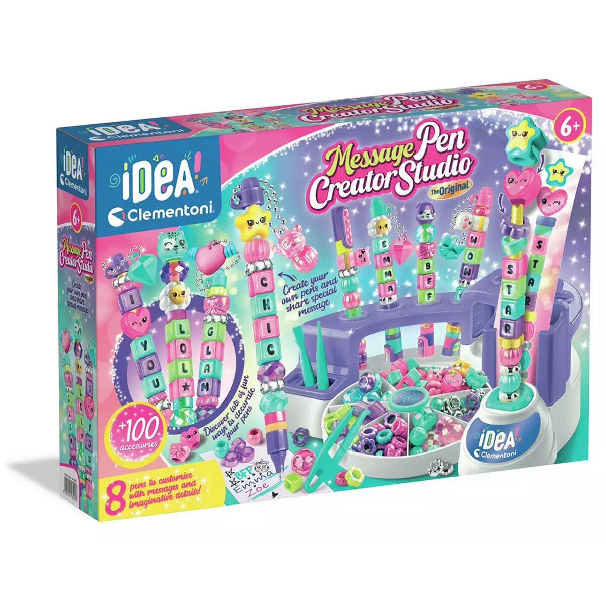CLEMENTONI Set de creatie Idea Pixuri cu mesaje