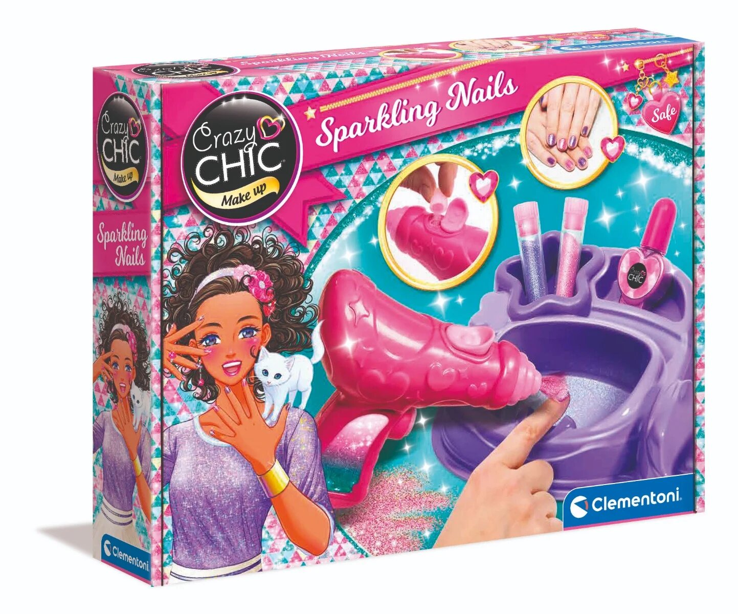 CLEMENTONI Set de manichiura Unghii sclipitoare