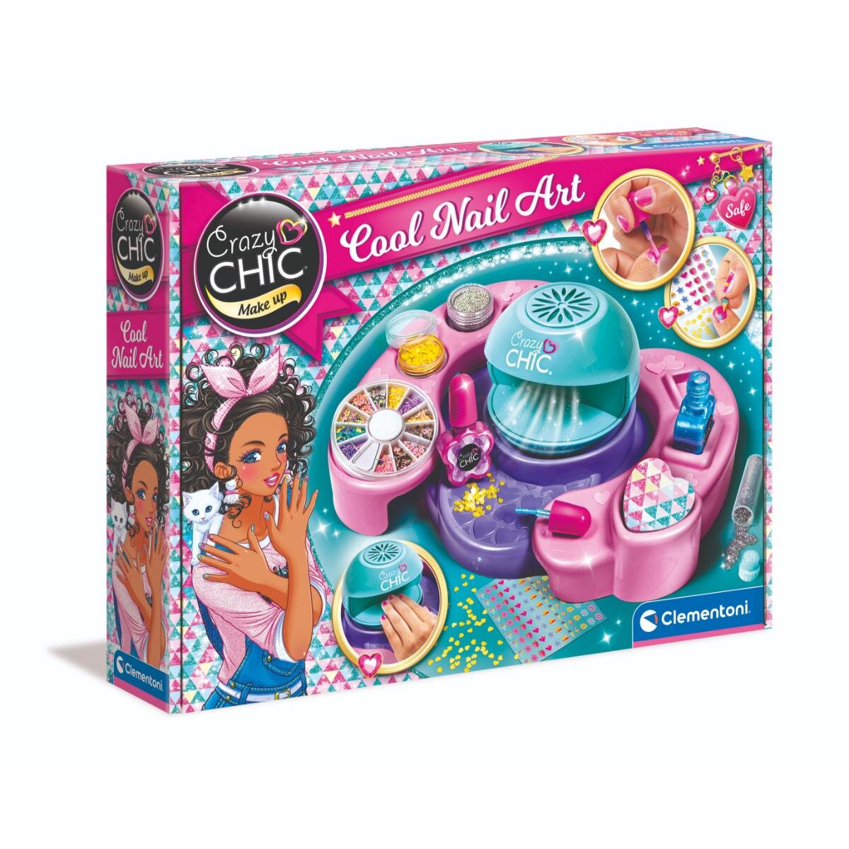 CLEMENTONI Set manichiura Crazy Chic Cool Nail Art