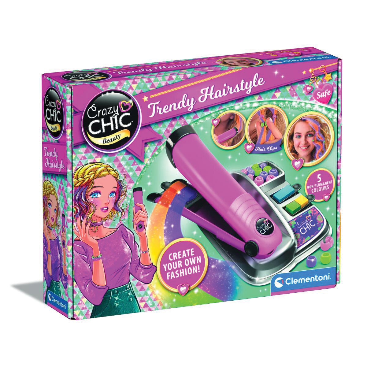 CLEMENTONI Studioul de hairstyle Crazy Chic Trendy Hairstyle