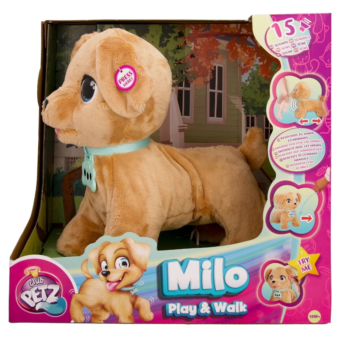 Club Petz Jucarie de plus interactiva Catelusul Milo