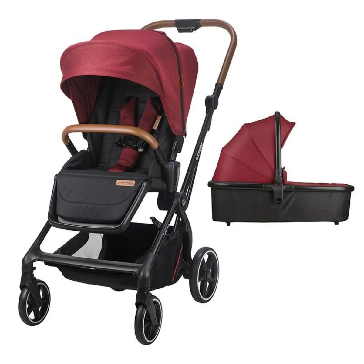 COCCOLLE Carucior modular 2 In 1 Saliara Cabernet