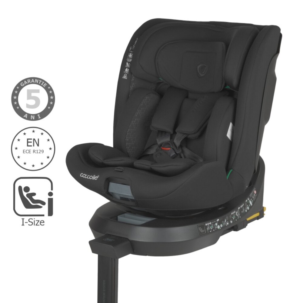 COCCOLLE Scaun auto iSize Ario 40-150 cm Midnight Black