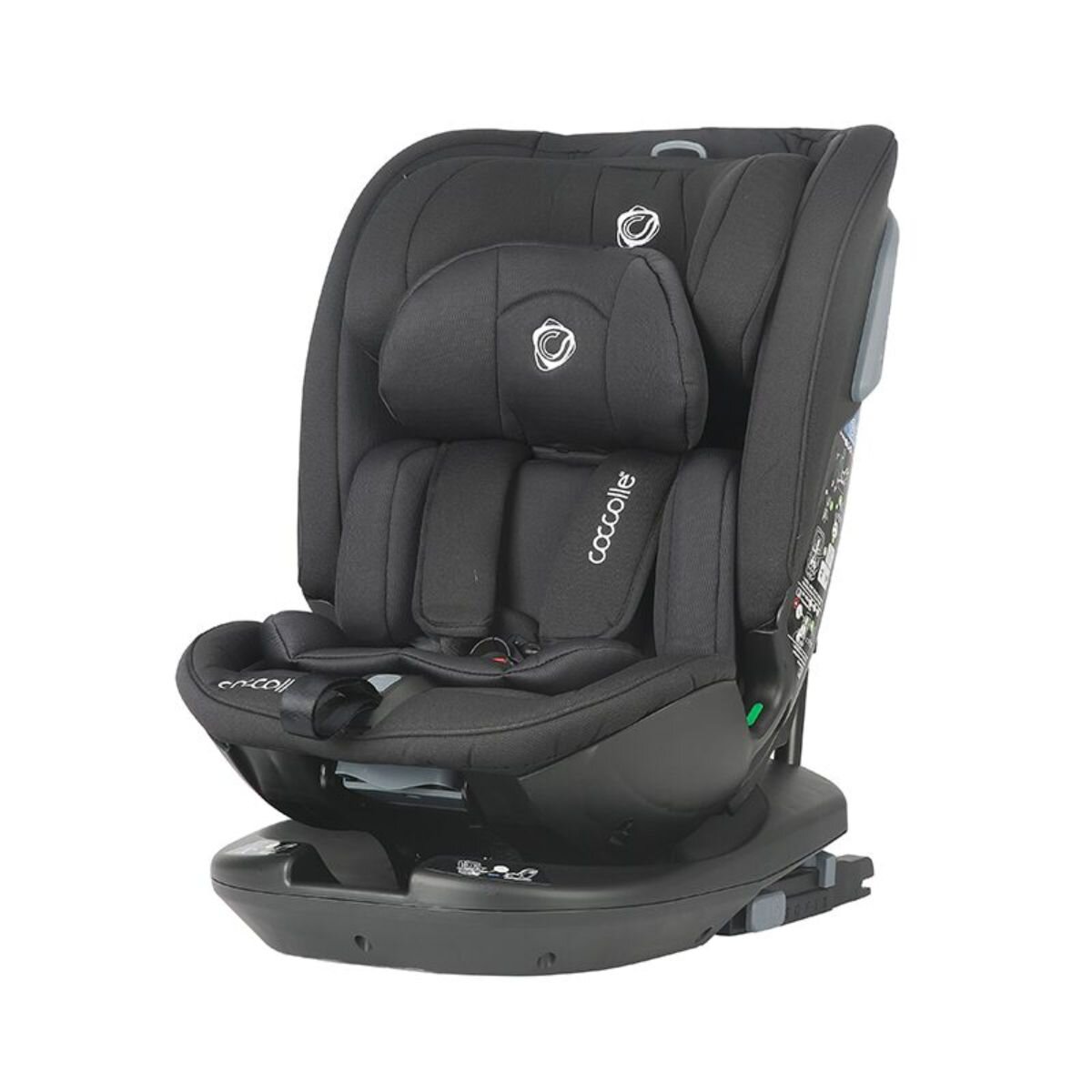 COCCOLLE Scaun auto rotativ I-Size Velsa Jet Black 0-36 kg