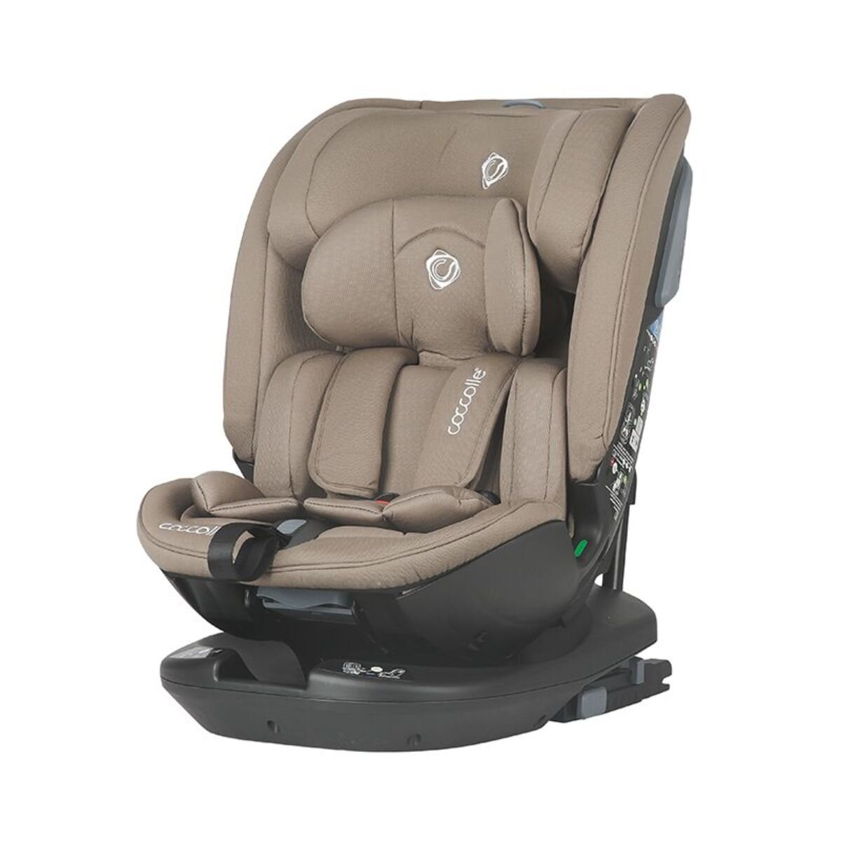 COCCOLLE Scaun auto rotativ I-Size Velsa Taupe Brown 0-36 kg